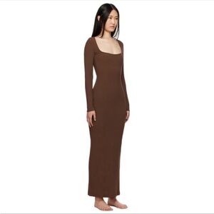 Skims Brown Maxi Dress